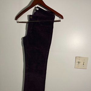 New York & Company burgundy corduroys size 4 previously worn